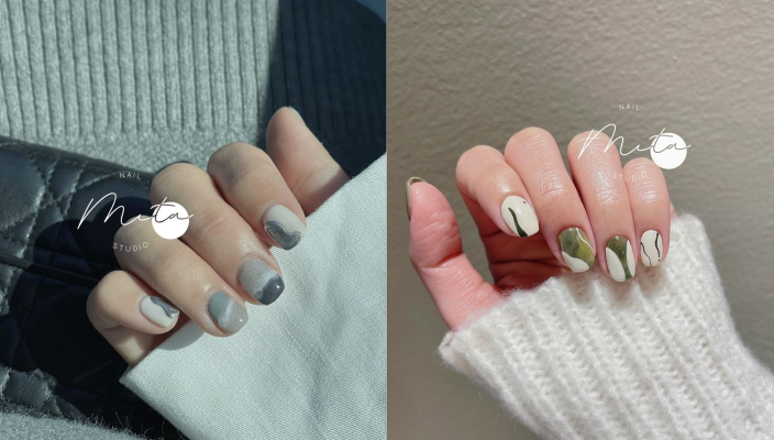 春夏美甲款式2023_夏天美甲款式